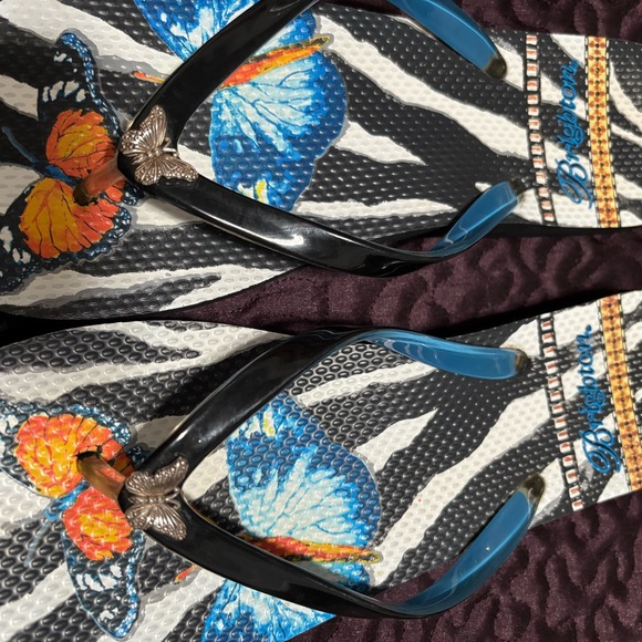 Brighton women’s flat flip flops - Picture 4 of 7